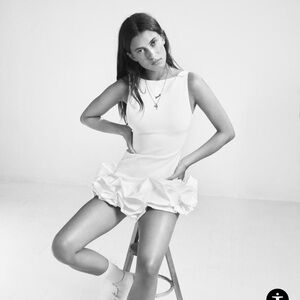 White zara romper/ dress.